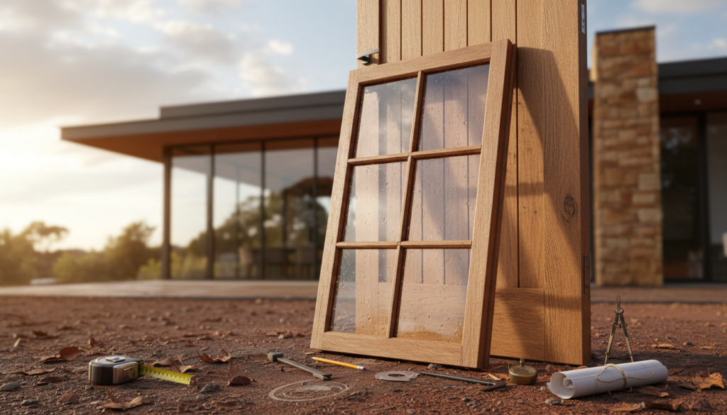 custom timber windows and doors services installation construction builder architects home residential modern melbourne vic australia