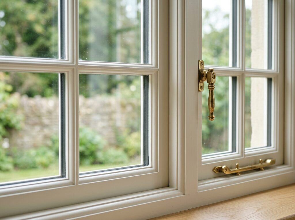 Timber window with mouldings 202607100746