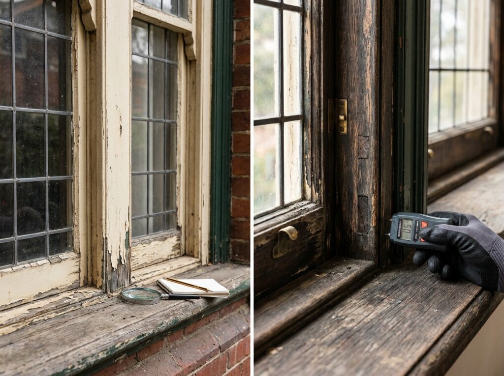 Assessing timber window for rest… 202609090838
